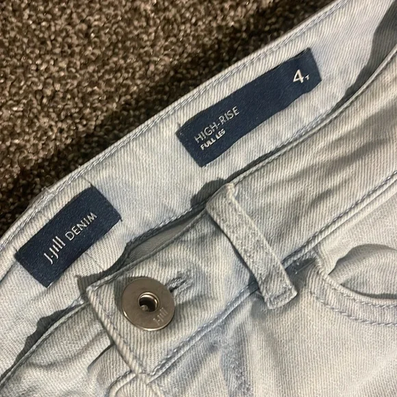 J. Jill high rise full leg sz 4 tall leg - Picture 4 of 5